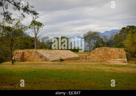 Tehuacalco Ruins in Mexico Stock Photo