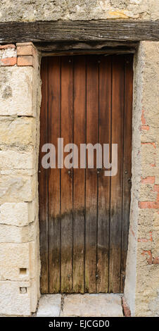 Rustic French Door Stock Photo