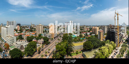 Aerial view of downtown Maputo Stock Photo