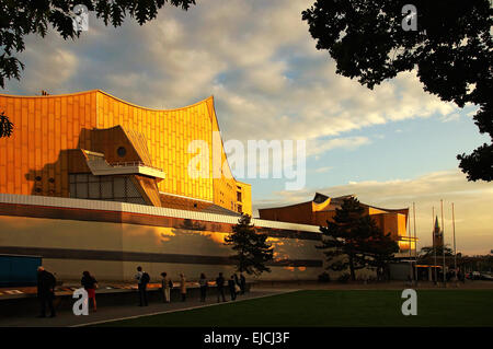 Philharmonic Hall Berlin Germany Stock Photo