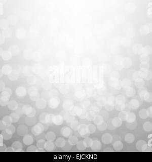 Silver Bokeh Background Stock Photo