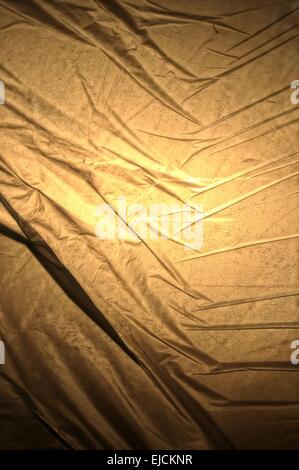 the wrinkled foil Stock Photo