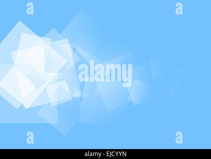 White squares on blue.  design Stock Photo