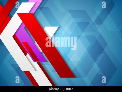 Geometric Abstract Tech Background Geometric tech background Stock Photo - Alamy