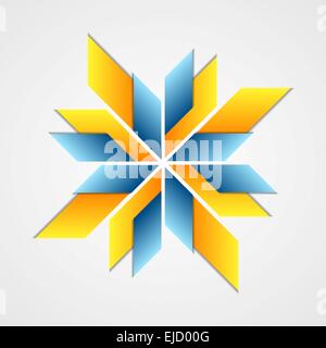 Abstract corporate logo design Stock Photo - Alamy