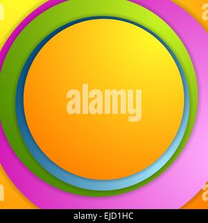 Bright colorful circles background Stock Photo