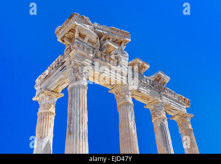 Old ruins in Side, Turkey Stock Photo