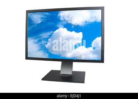 LCD monitor Stock Photo
