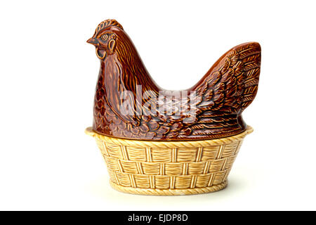 Cute Chicken Ceramic Egg Holder Isolated On White Background Stock Photo,  Picture and Royalty Free Image. Image 32972253.