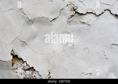 texture of the old and damaged stucco - plaster Stock Photo