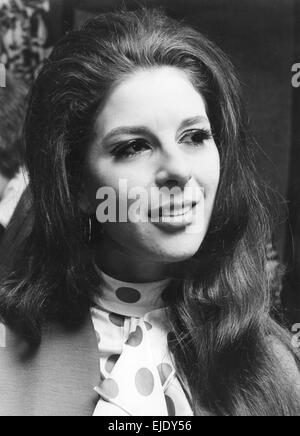 BOBBIE GENTRY  US singer-songwriter in May 1968. Photo Tony Gale Stock Photo