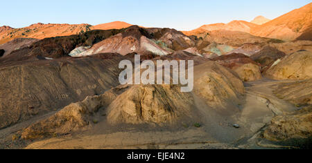 'Artist Palette' on the popular 'Artist Drive' in Death Valley National Park, USA. High Resolution Image Stock Photo