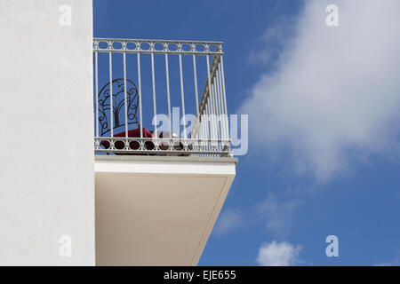 Below view of a balcony Stock Photo