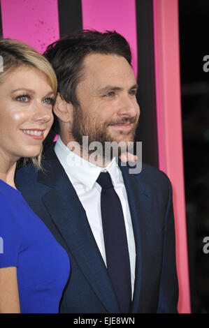 LOS ANGELES, CA - AUGUST 23, 2010: Charlie Day & wife Mary Elizabeth Ellis  at the Los Angeles premiere of his new movie Going the Distance at  Grauman's Chinese Theatre, Hollywood Stock Photo - Alamy