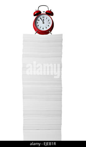 paper stack document Stock Photo