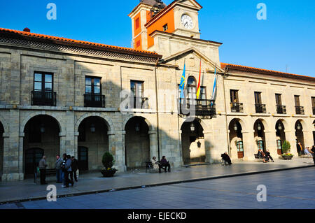 Avilés is a city in Asturias, Spain. Stock Photo