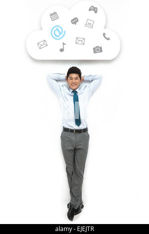 Creative business man Stock Photo
