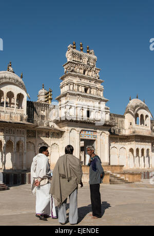 Old Rangji Temple, Pushkar, Rajasthan, India Stock Photo