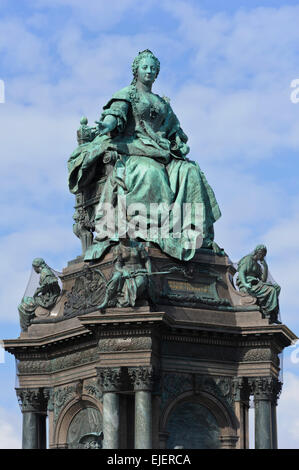 Austrian Empress Maria Theresa statue In Vienna, Austria. Stock Photo