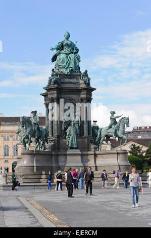 Austrian Empress Maria Theresa statue In Vienna, Austria. Stock Photo