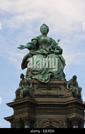 Austrian Empress Maria Theresa statue In Vienna, Austria. Stock Photo