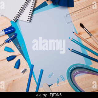 drawing materials Stock Photo