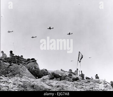 Gliders fly supplies to Soldiers fighting on Utah Beach during the Allied Invasion of Europe, D-Day, June 6, 1944.  /d-day  /d-day Stock Photo