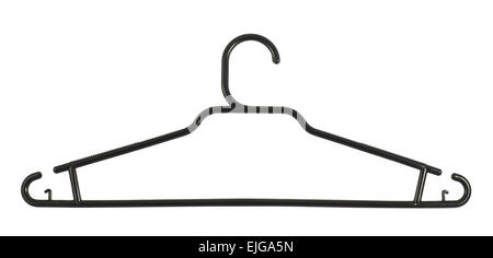 Clothes coat hanger isolated Stock Photo