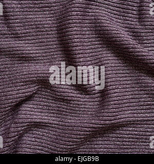 Striped creased violet cloth Stock Photo