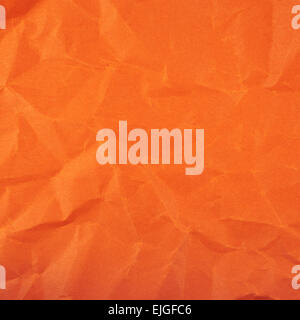 Wrinkled paper texture Stock Photo