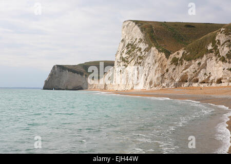 Bats Head   near  Durdle Door, Jurassic Coast, UNESCO World Heritage Site, Dorset, England,  UK Stock Photo