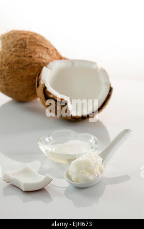 Coconut oil Stock Photo