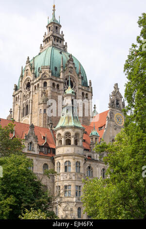 New Town Hall in Hanover, Lower Saxony, Germany Stock Photo