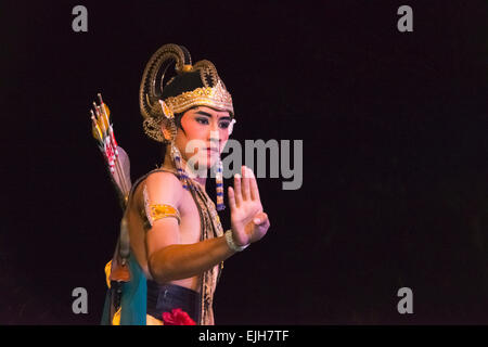 Ramayana Ballet performance, Yogyakarta, Java, Indonesia Stock Photo