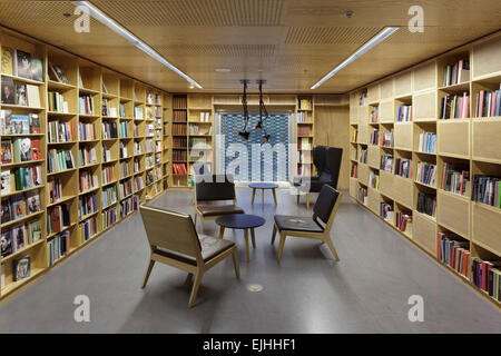 Rentemestervej Library, Copenhagen, Denmark. Architect: COBE, 2011. Stock Photo