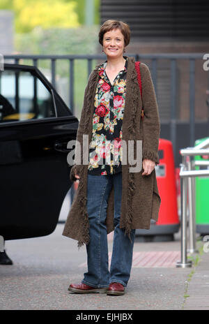 Catherine Russell outside ITV studios Featuring: Catherine Russell Where: London, United Kingdom When: 22 Sep 2014 Stock Photo