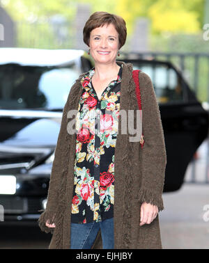 Catherine Russell outside ITV studios Featuring: Catherine Russell Where: London, United Kingdom When: 22 Sep 2014 Stock Photo