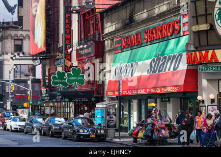 Street scene in Manhattan, New York City, USA Stock Photo