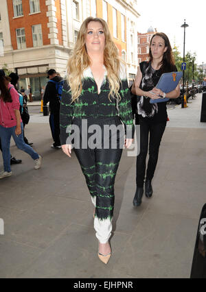 Ella Henderson at the BBC Radio 1 studios Featuring: Ella Henderson Where: London, United Kingdom When: 22 Sep 2014 Stock Photo