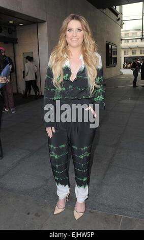 Ella Henderson leaving the BBC Radio 1 studios Featuring: Ella Henderson Where: London, United Kingdom When: 22 Sep 2014 Stock Photo