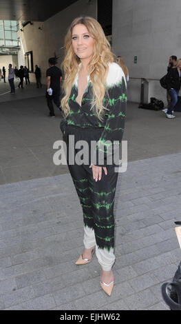 Ella Henderson leaving the BBC Radio 1 studios Featuring: Ella Henderson Where: London, United Kingdom When: 22 Sep 2014 Stock Photo