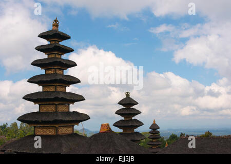 Mother Temple of Besakih, the most important, largest and holiest temple of Hindu religion in Bali, Indonesia Stock Photo