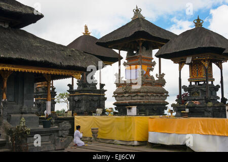 Mother Temple of Besakih, the most important, largest and holiest temple of Hindu religion in Bali, Indonesia Stock Photo