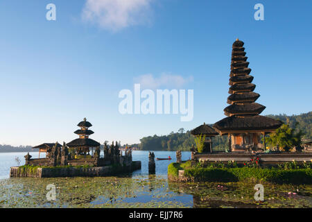 Pura Ulun Danu Bratan water temple, Bali island, Indonesia Stock Photo