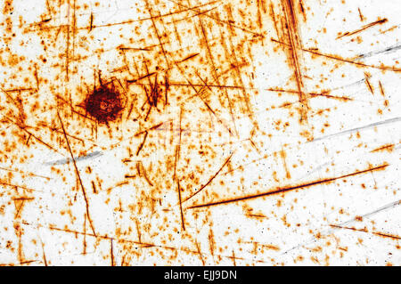 background of metallic rusty and scratched surface Stock Photo