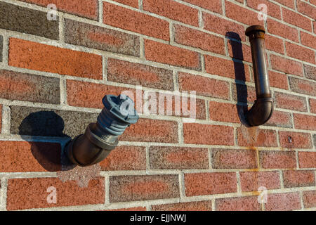 brown brick wall Stock Photo