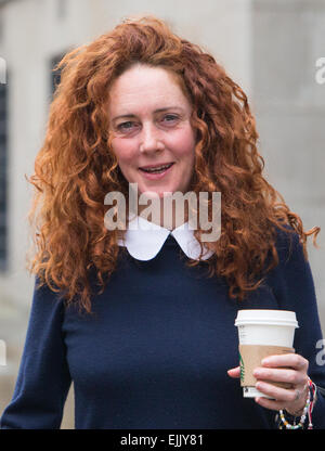 Rebekah Brooks,Former Editor of the News of the World,arrives at the Old Bailey for the phone hacking trial Stock Photo