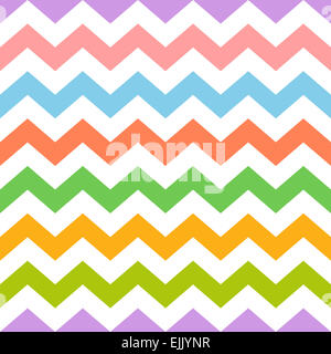 Colorful seamless zig zag pattern. Abstract background Stock Photo