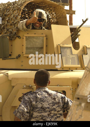 U.S. Army Sgt. Maj. Brian Disque, sergeant major for USARCENT, talks ...