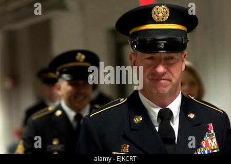 Former Sgt. Maj. of the Army Kenneth O. Preston makes his way to his retirement ceremony at Ft. Myer, VA on March 1, 2011. /-news/2011/03/01/52612-preston-retires-after...  /-news/2011/03/01/52612-preston-retires-after-record-sma-stint/ Stock Photo